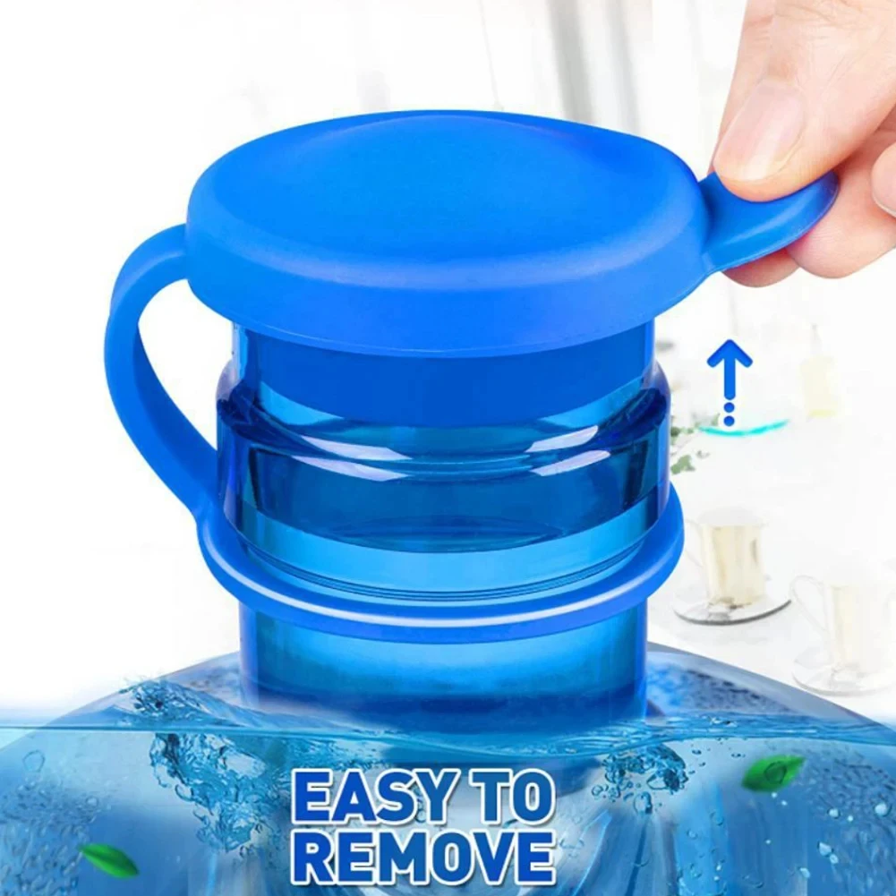 5 Gallon Water Jugs Cap Non-Spill Bottle Caps with Inner Plug Durable Thick Reusable Silicone Water Bottle Cover Drinking Bucket