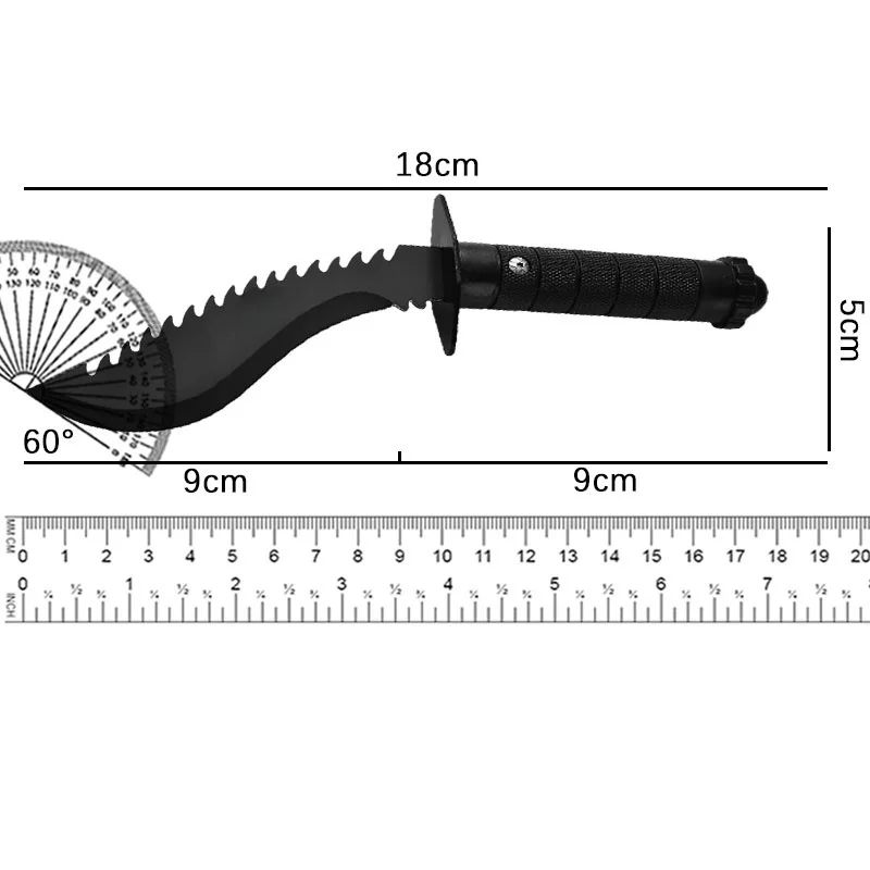 Outdoor Knife Integrated Dragon Bone Fishing Knife Portable Small Knife Back Teeth Straight Knife Fruit Knife