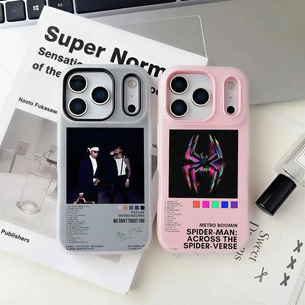 

Metro Boomin Heroes Villains Phone Case 2-in-1 Detachable Clear Case with Slot for Cards & Photos iPhone 12-17