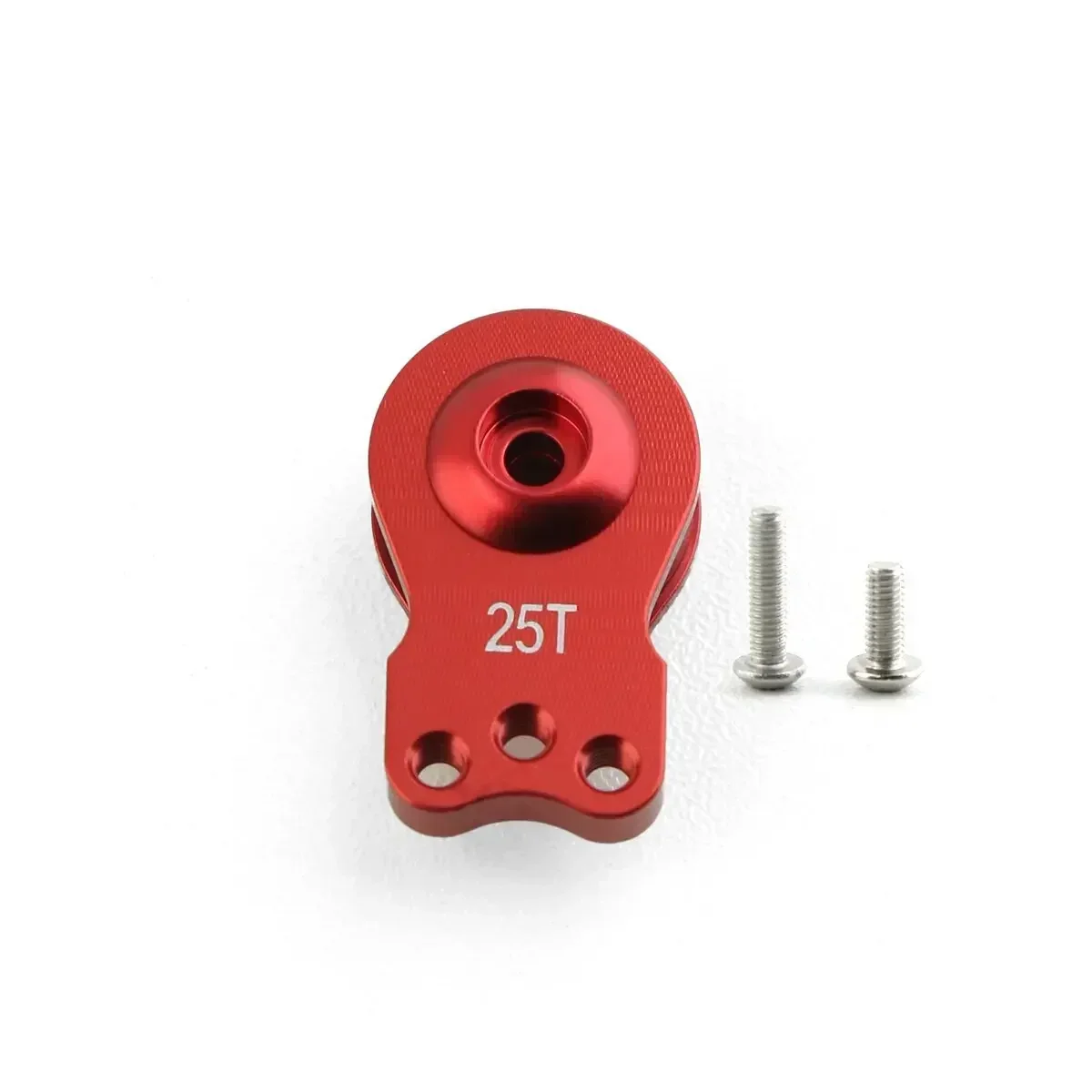 25T Metal Aluminum Alloy Shock Absorber Adjustable Servo Arm 3 Hole Style for 1/10 RC Model Helicopter Boat Car Parts