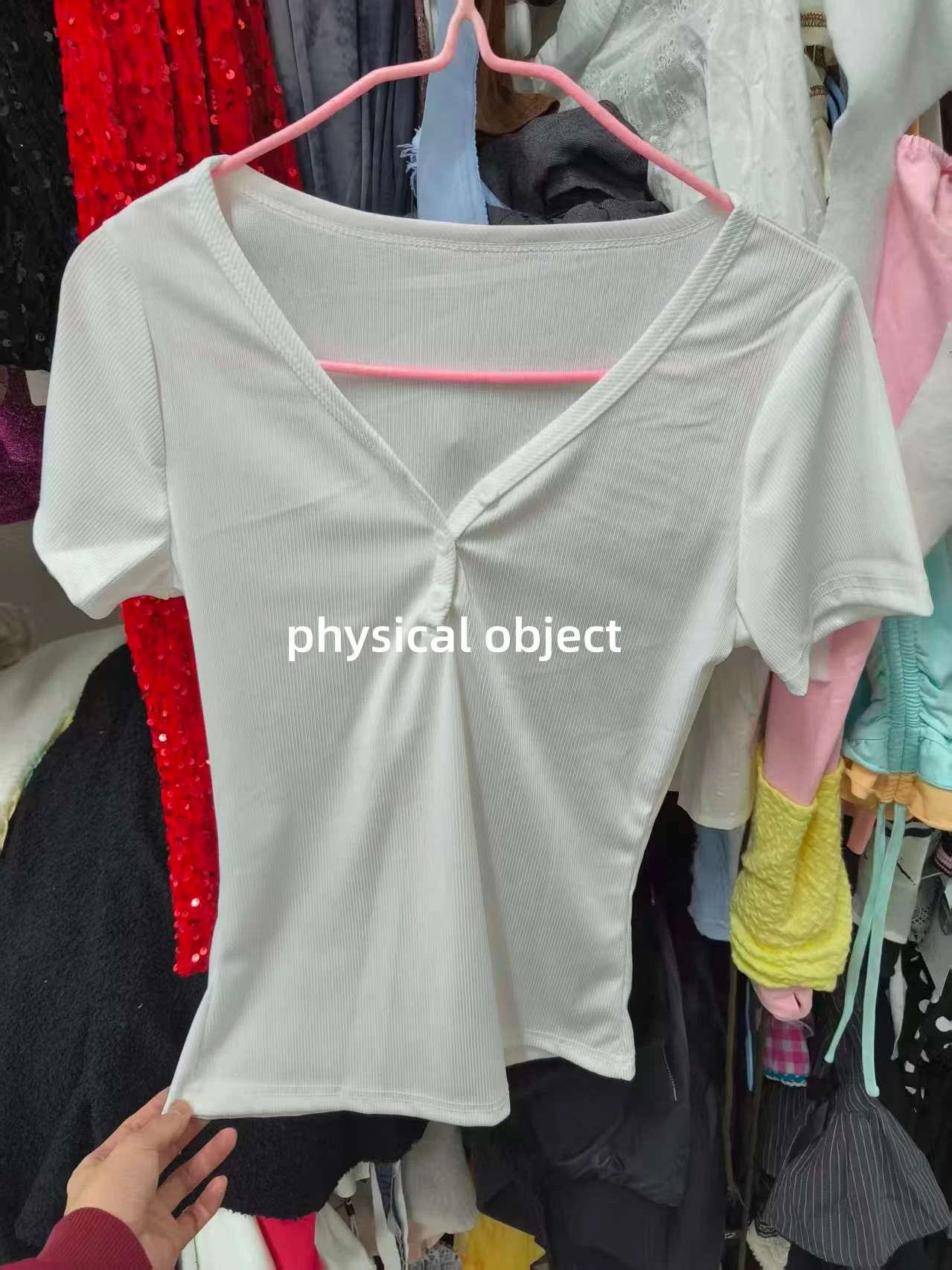 Harajuku Y2k Women's T-shirt Slim white Tee American Street Hottie Shirts Vintage 2000s Femme Crop Tops Chic All Match Tshirts image 3