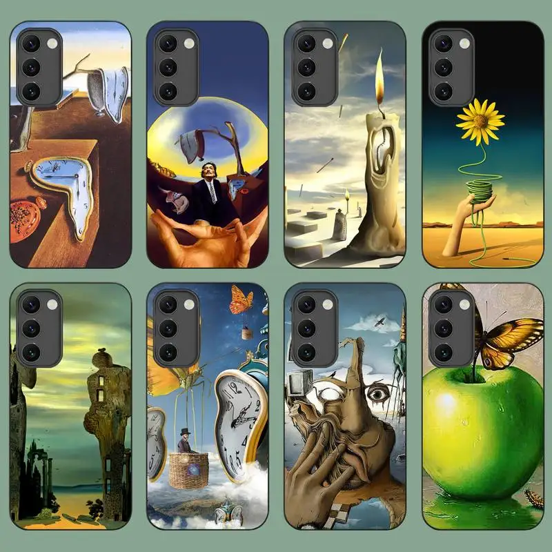 Art Salvador Dali Painting Phone Case For Samsung Galaxy S20 S21  S22 S23 Fe Lite Plus Ultra Note Shell