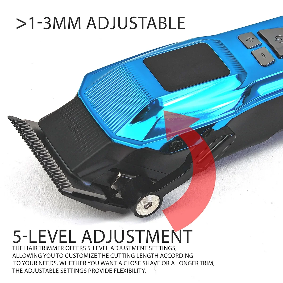 Cortadora de pelo profesional sin escobillas para hombre, máquina eléctrica para cortar Cabello, con Motor de 9000RPM y batería de 4600mAh, con cabezal de aceite