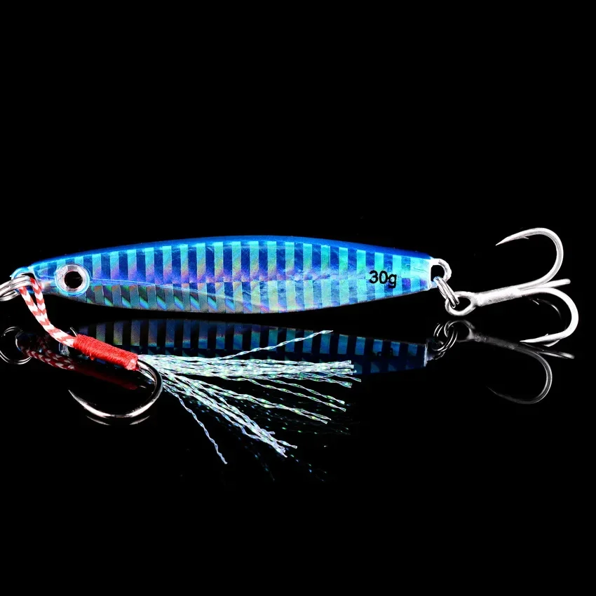 12 buah/set jig logam umpan pancing laut 7g-40g Casting Crankbait Jigging sendok umpan buatan umpan memancing ikan mas umpan Pesca