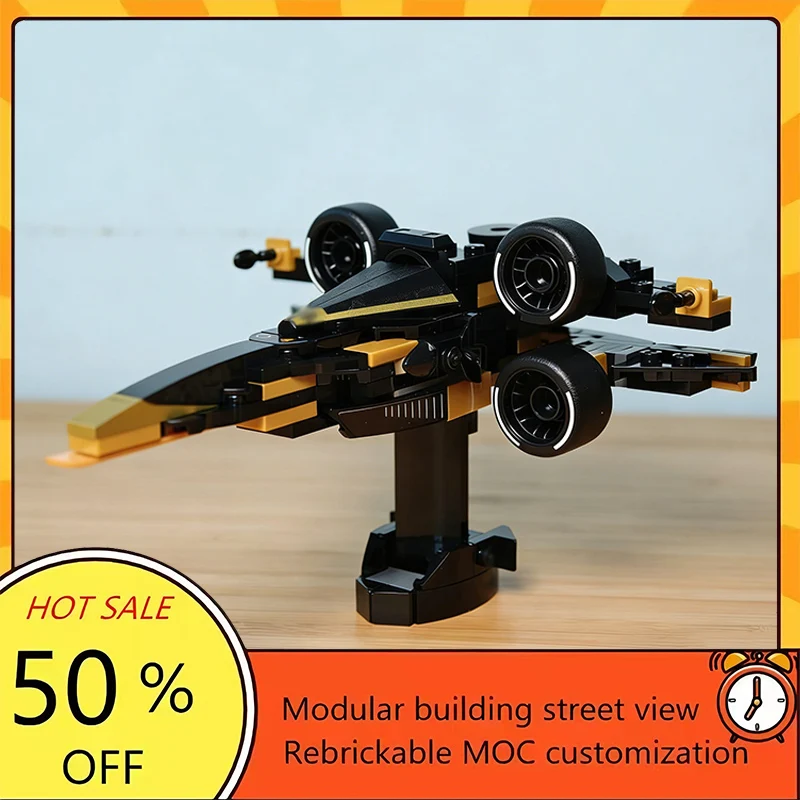 

Набор из 172 деталей: Популярная модель космического истребителя из фильма «Звездные войны», конструктор MOC, модульные технологичные блоки, подарок на праздник, игрушка для сборки, детский набор