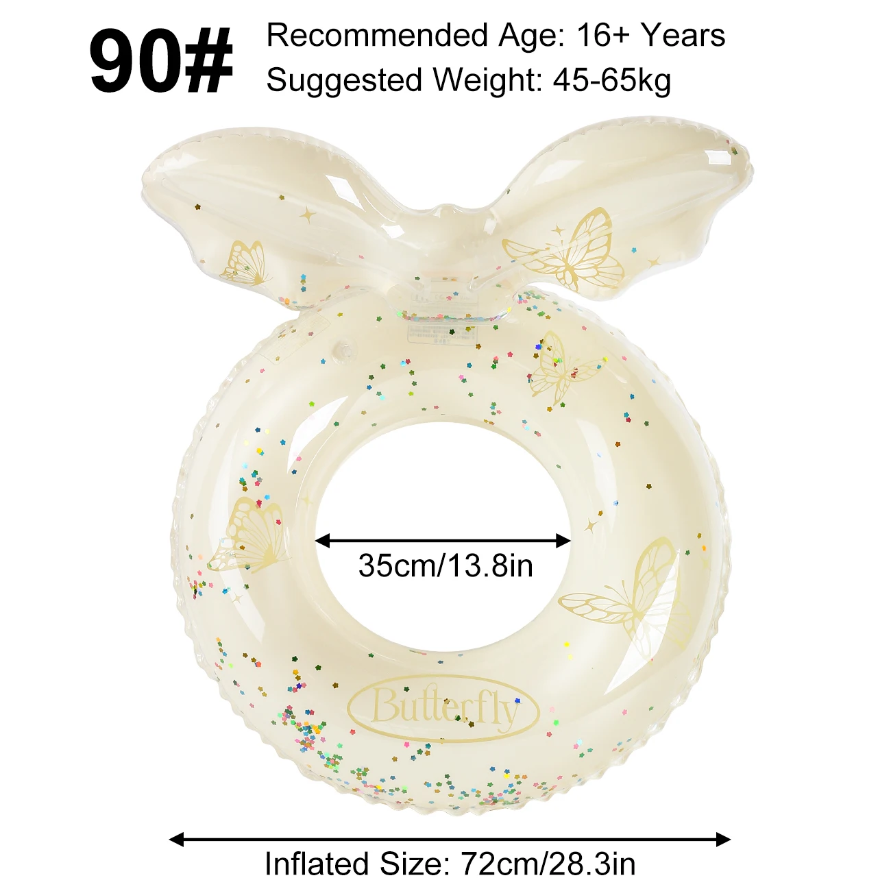 Pool Floats, Inflatable Pool Float, Large Floatie for Bachelorette Party, Swim Tube River Lake Beach Bride Wedding Decor Fun Toy view 6