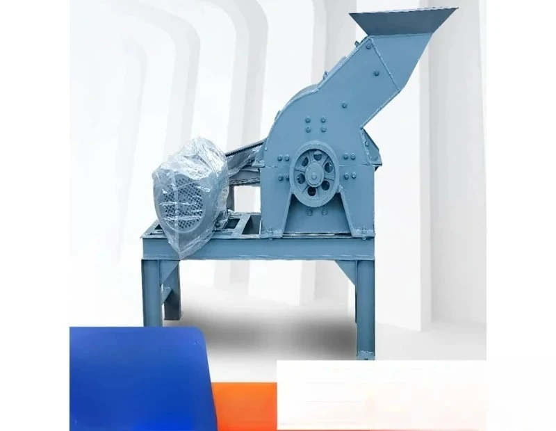 Hammer crusher mobile sand making river pebble stone gravel construction waste crusher small sand making machine