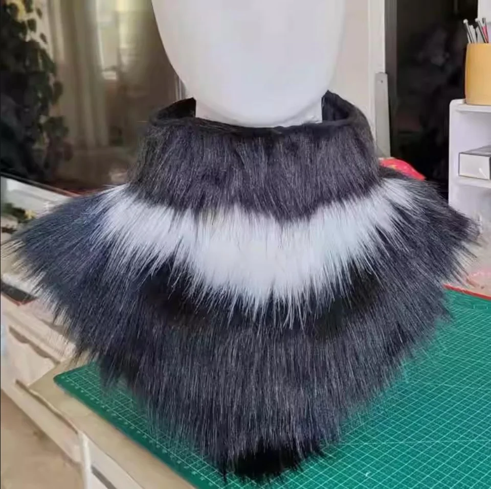 Customized Furry Scarf Bib Collar Vest Fursuits Partial Accessories Animal Costume Accessories Cosplay