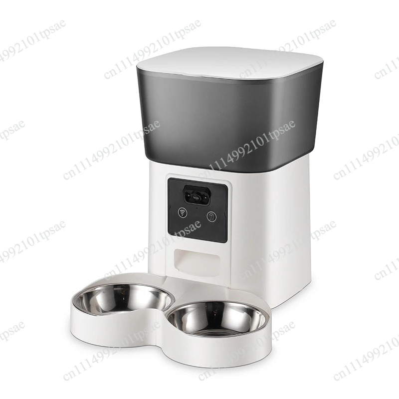 Large capacity removable with night vision timing quantitative cat smart pet automatic feeder