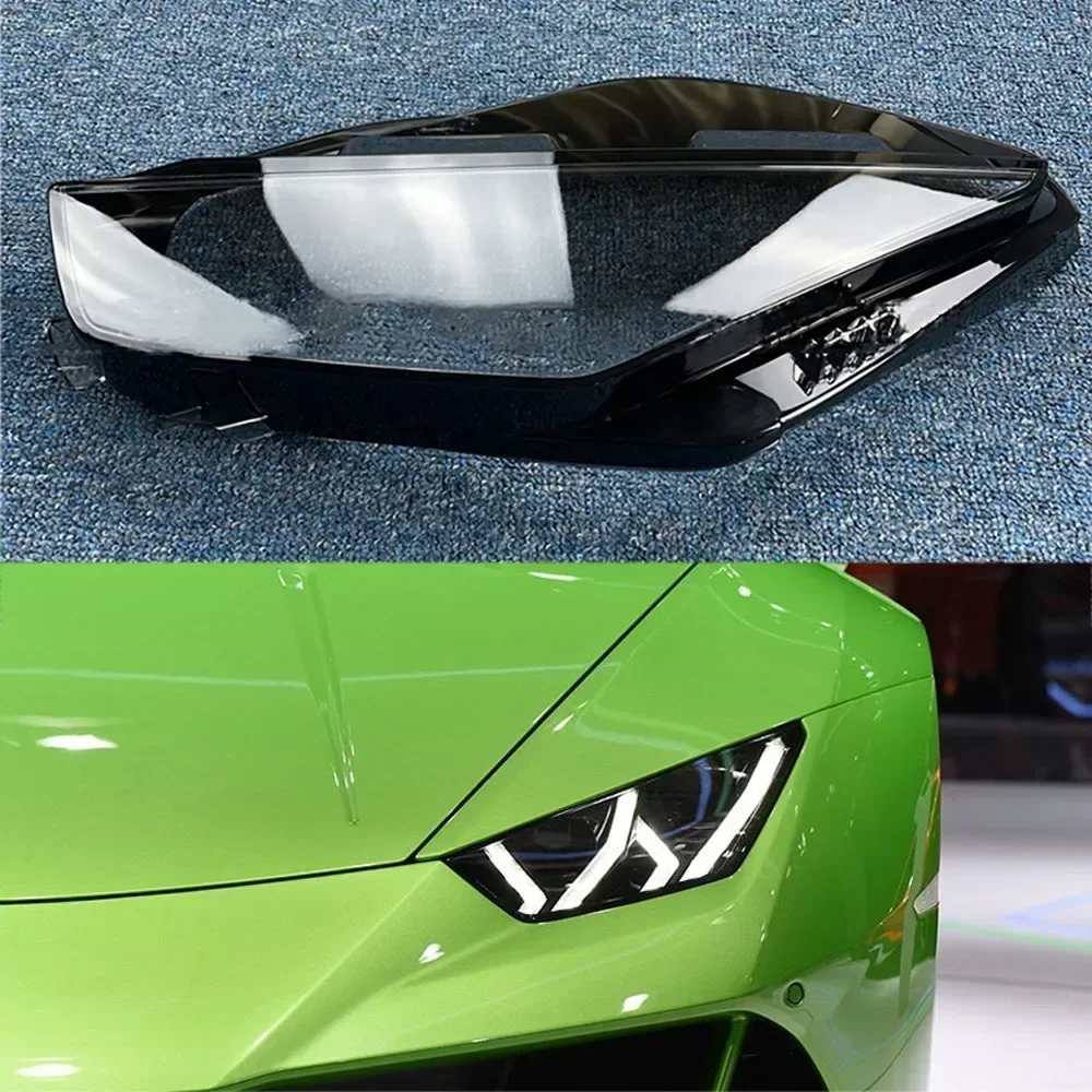 

For Lamborghini Huracán Headlight Cover Lens Transparent Lamp Shell Plexiglass Replace Original Lampshade 2014 2015 2016 - 2020