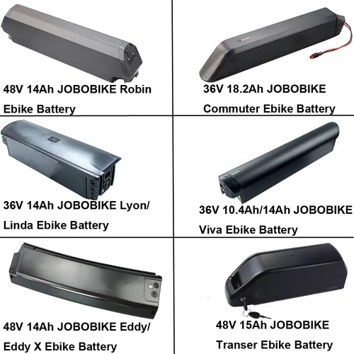 ジョボバイク-電動自転車用バッテリー,36V,48V,10.4Ah,14Ah,リチウムイオンバッテリー,キー付き,オフロードキー,リンダ,ライオンビヴァ,ミアトランス