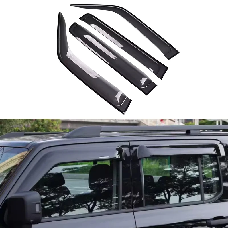 Car Fine Rain Shield Fit for GWM WEY Tank 300 Transparent Car Window Special Rain Shield Thickening and Widening Car Accessories