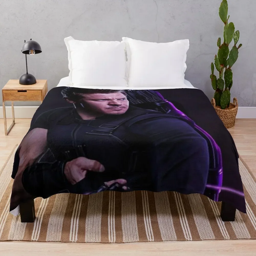 

jeremy renner Throw Blanket Winter beds valentine gift ideas Blankets