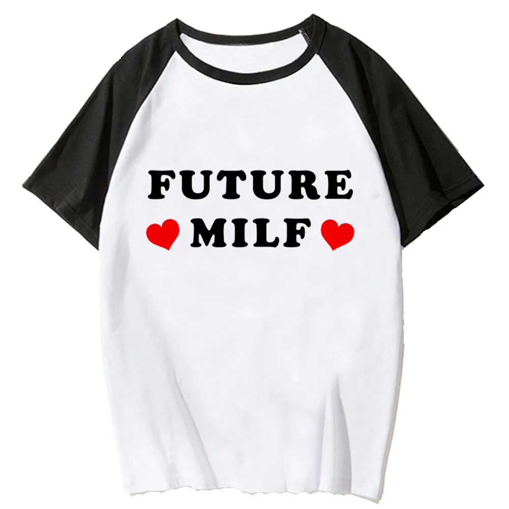 future milf t-shirts women funny t-shirts girl anime 2000s graphic clothing