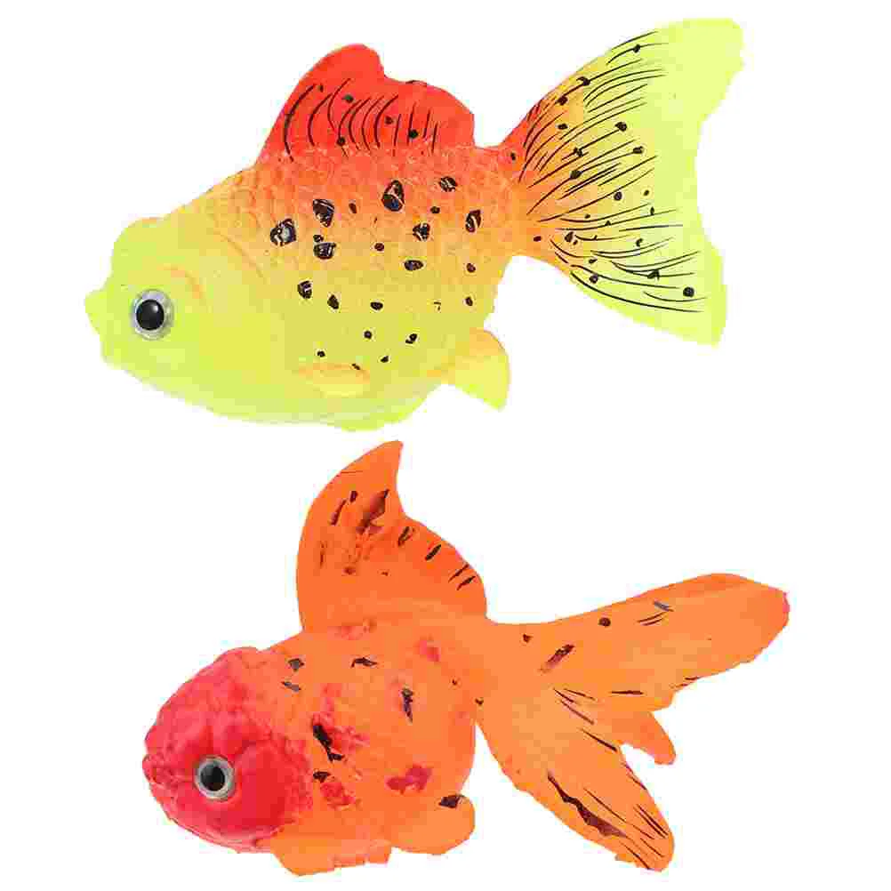 Glowing Floating Fish Artificial Goldfish Decorative Illustration Adorable Figure