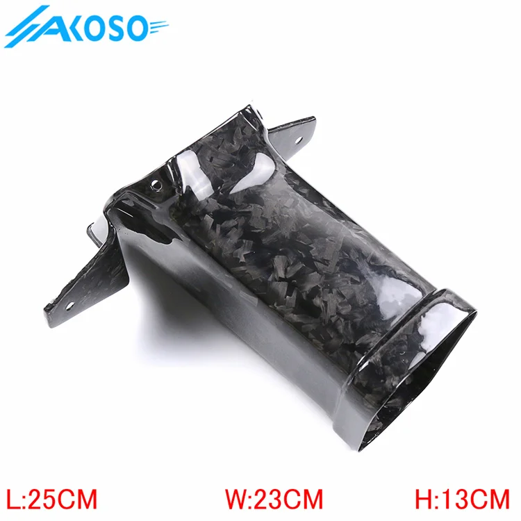 AKOSO M1000RR 3Kピュアドライカーボンファイバー製オートバイフロントエアインテークフェアリング（M1000RR K66 2023-2024用）