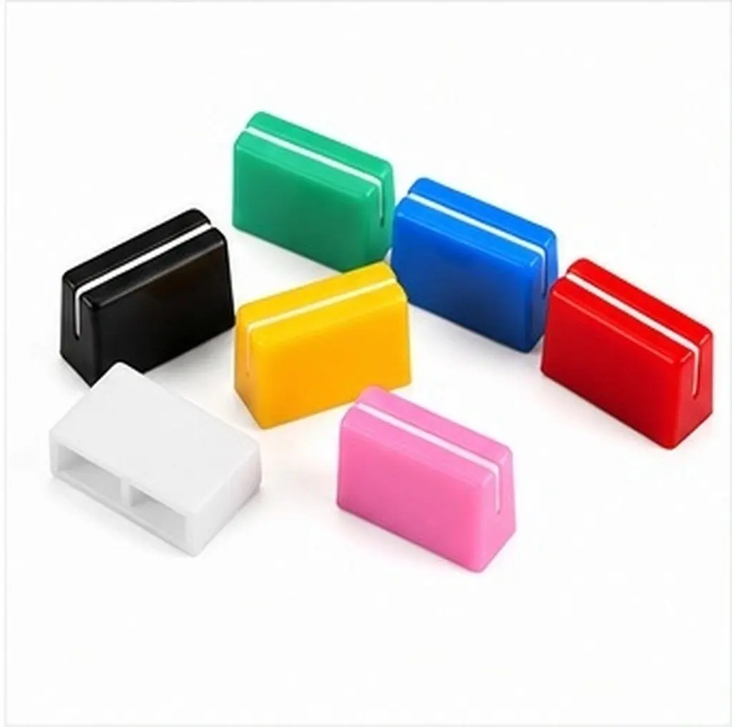 14Pcs Mixer Fader Knob Caps Universal Fit Replacement Potentiometer Slider Covers for Audio Mixer Dj Controllers Mixing Console