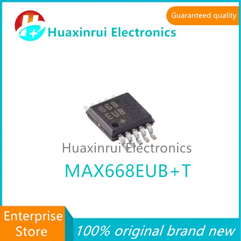 MAX668EUB+T MSOP-10 100% original brand new silk screen 668EUB 1.8V to 28V input PWM boost controller chip MAX668EUB+T