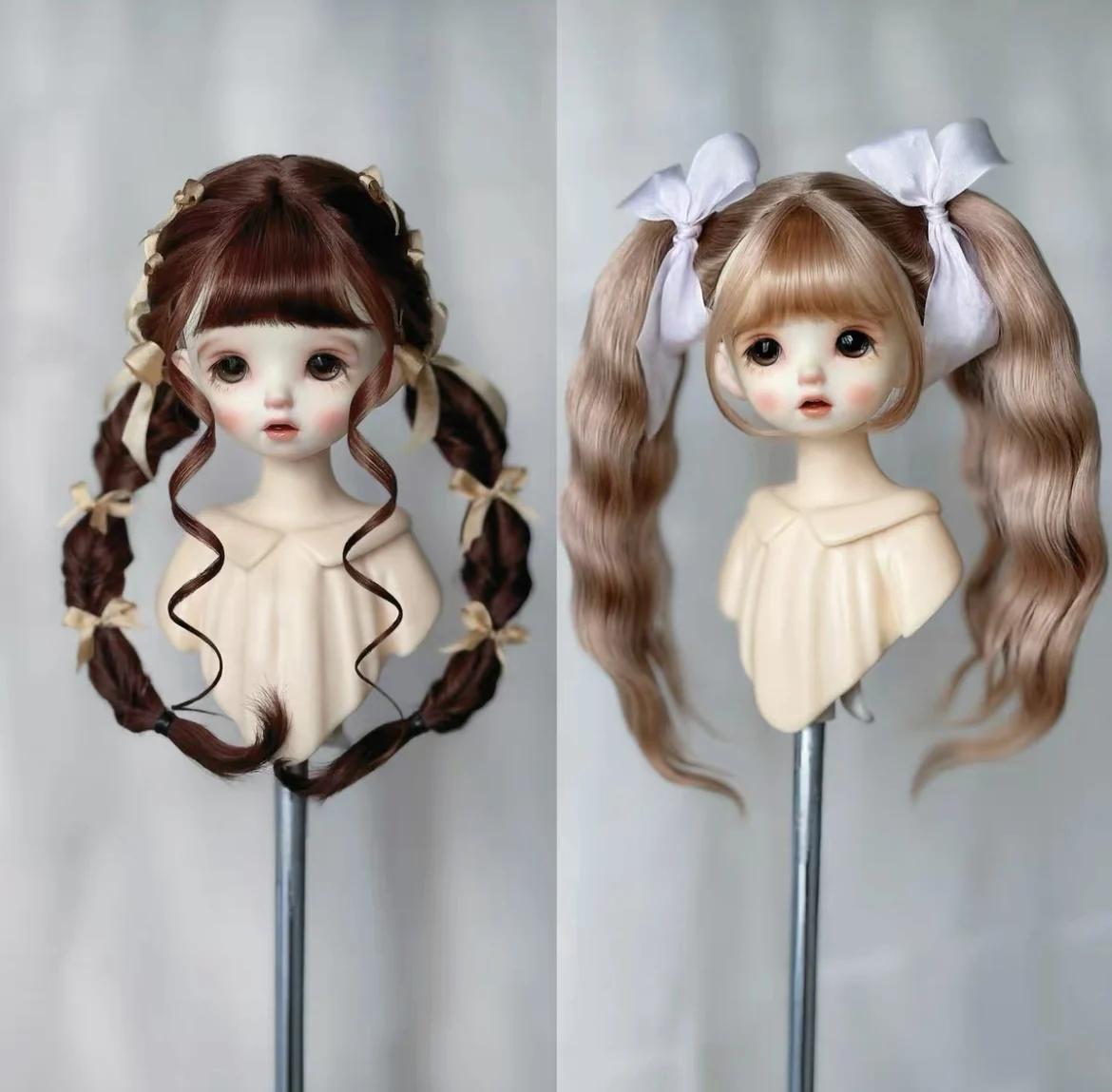 Hair For Doll 1/4 1/6 BJD Wig Customized Different Styles Hair For Blythe Doll Free Shipping