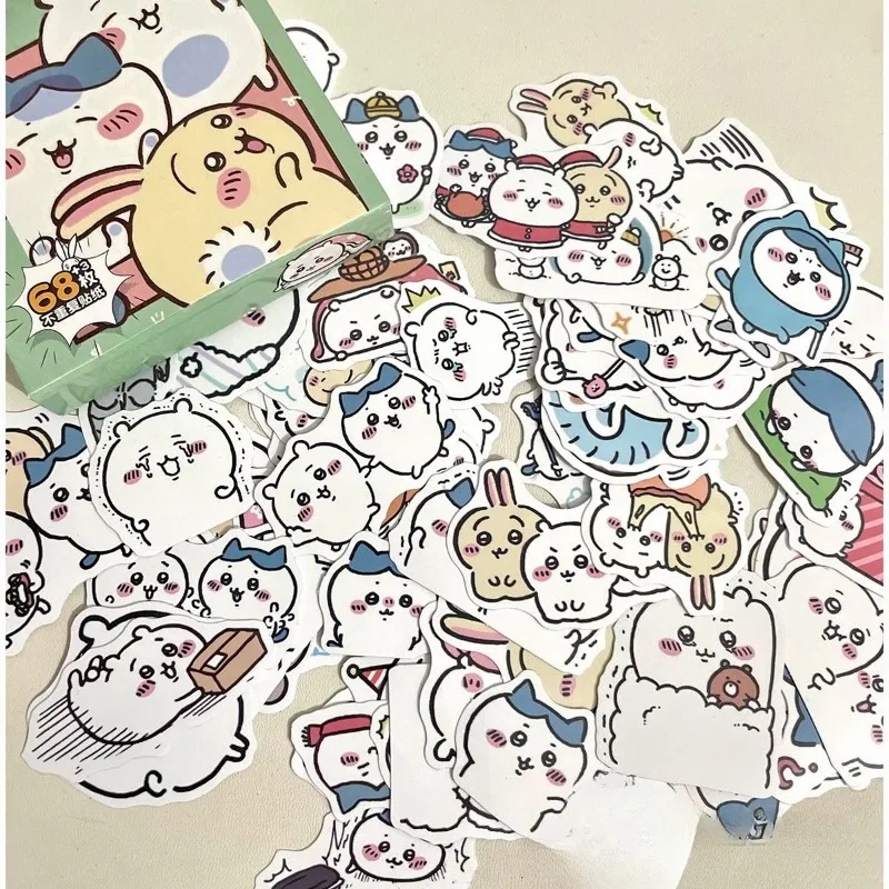 Cartoon Cute Pattern Hachiware Usagi Stickers Are Used To Decorate Mobile Phone Cases, Desktops and Water Cups view 5