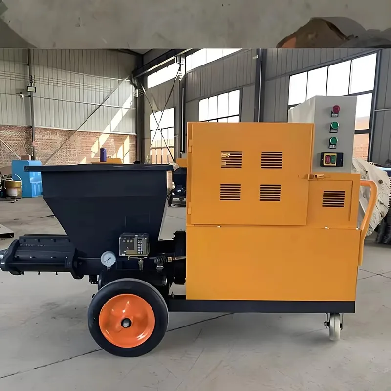 Mortar Spraying Machine Multi Functional Powder Wall Plastering Machine Internal and External Wall Cement Spraying Machine