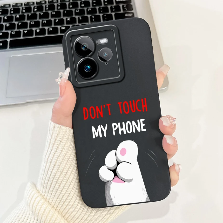 ل Realme GT7 حافظة RealmeGT 7T مضحك الكرتون غطاء لينة سيليكون جراب هاتف ل Realme GT 7 برو GT7 T GT7T 5G الغطاء الخلفي Fundas