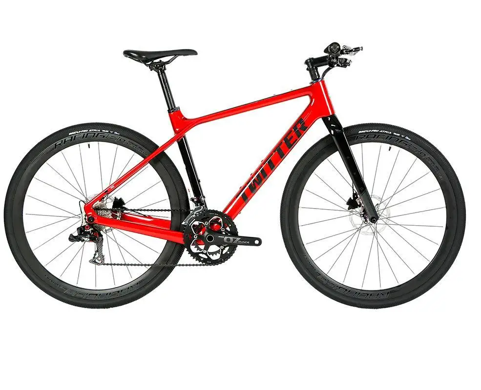 GRAVEL-X Gravel Carbon RS-24-speed Oil Disc Aluminum Wheel Carbon Handlebar Outdoor Cycling Variable Speed Cross Bike