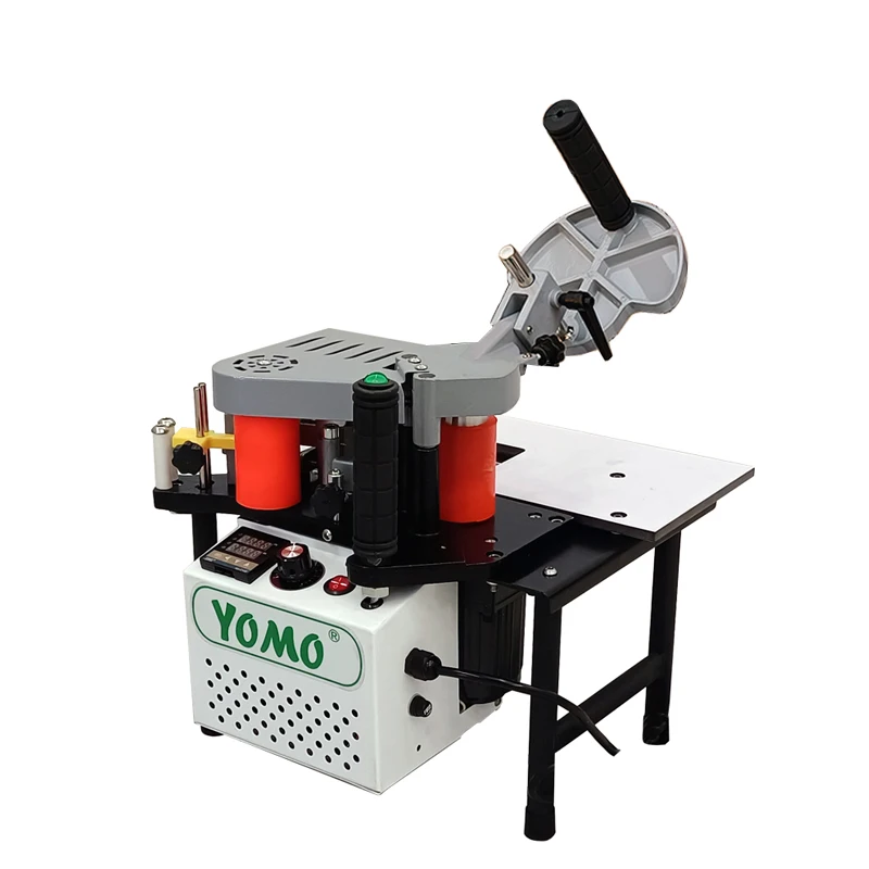 MY50 Woodworking Portable Edge Banding Machine Wood PVC Manual Edge Bander Double Side Gluing 110V/220V 1200W