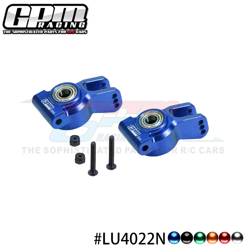 GPM Alu 7075 Set Hub belakang bantalan lebih besar untuk LOSI 1/10 ketahanan Lasernut Ultra 4