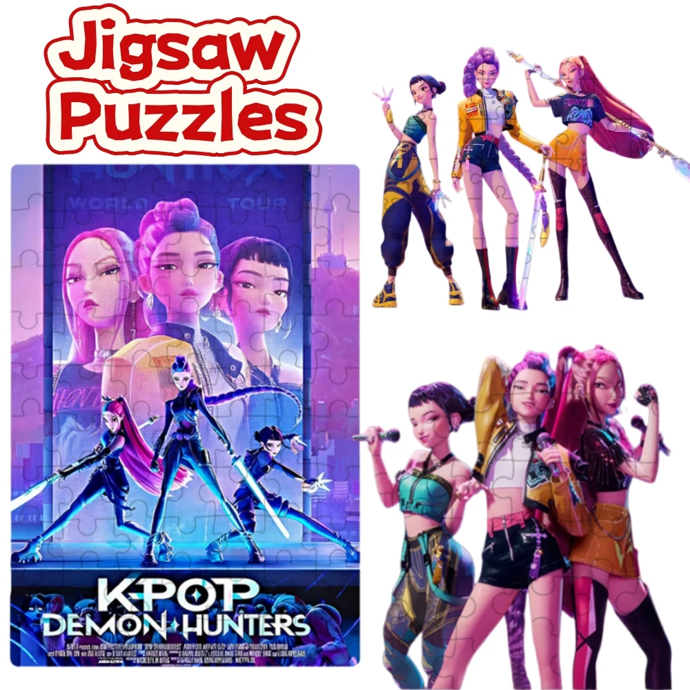 جديد Kpop شيطان الصيادين بازل قطع اللعب مجلس لعبة رومي ميرا زوي هنتركس شخصية نمط تحصيل ديكور هدايا الأطفال