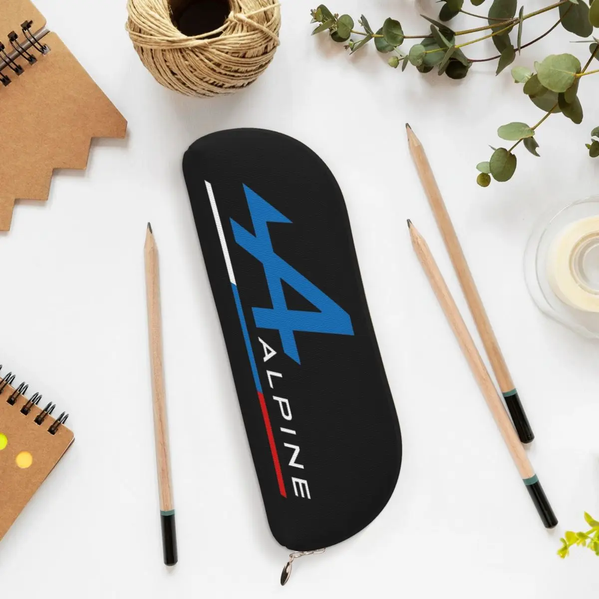 

Alpine Team Pencil Cases Pen Holder Storage Stationery Supplies Large Capacity Pen Box Pencil Bag for Studen School