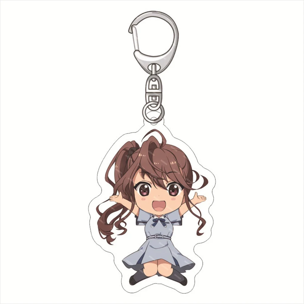 Anime 22/7 Holo Keychain Youtuber Cartoon Characters live Acrylic Pendant Jewelry Collections for Friend Toy Gift