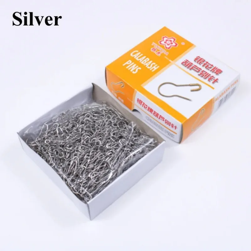 

1000PCS Safety Pins for Clothing, 0.7x21.5mm Iron and Copper Pins for Clothes Tags Strings Cords DIY Fixed Garment Sewing
