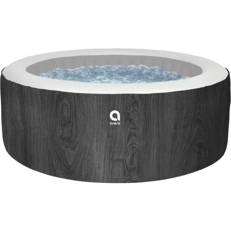 STLF Jilong Avenli 17283EUV41 فانكوفر سبا لـ 4 أشخاص حوض استحمام ساخن مستدير قابل للنفخ 175 سم × 70 سم #5