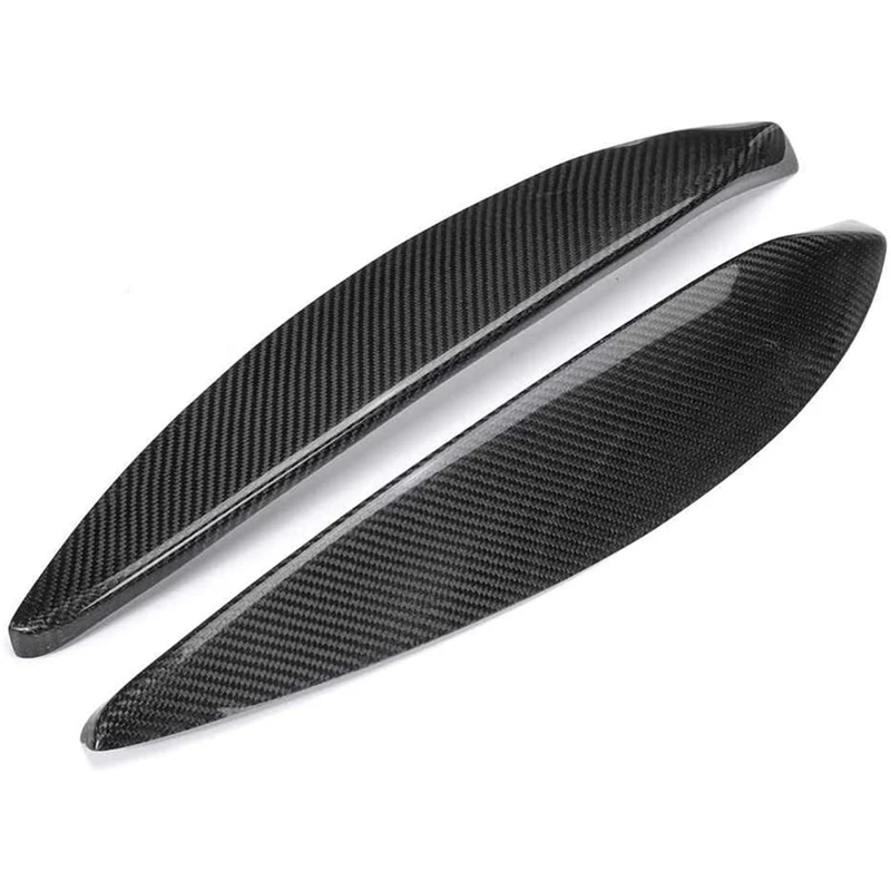 Eyelids Headlights Case Carbon Fiber Pads Cilia Eyebrows Covers For Vauxhall Opel Astra H 2005-2010 Car Styling