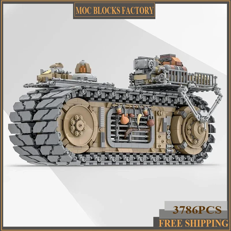 Star Movie Model Moc Building Bricks DN-25 Treadable Tracked Vehicle Technology Blocks Gifts Christmas Toys DIY Sets Assembly