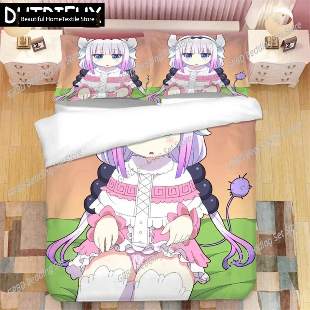 

Japanese Anime KannaKamui 3D Printed Bedding Set Duvet Covers Pillowcases Comforter Bedding Set Bedclothes Duvet Cover 01
