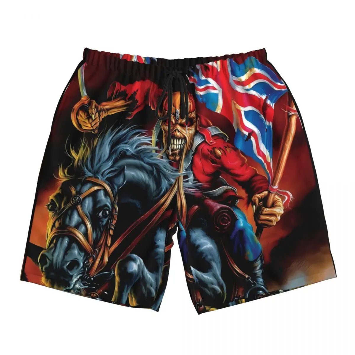 Swimwear Classic Gothic Skull 3D Gym Shorts Summer Hip-Hop Y2K Fun Board Short Pants Male Sports Fitness Breathable Beach Trunks