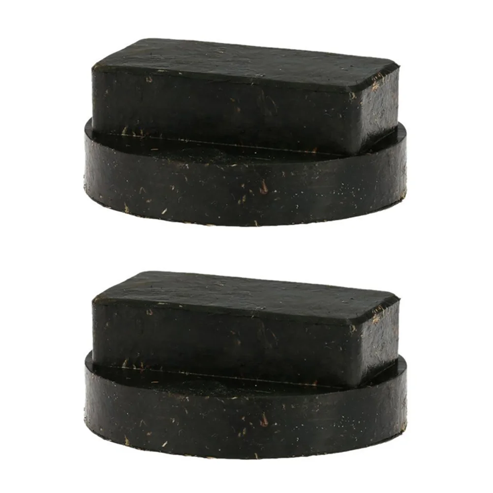 

2 PCS Rubber Car Jack Pad for Stand Jacking Point Sill Professional Jack Pad Adapter Tool for (Black)