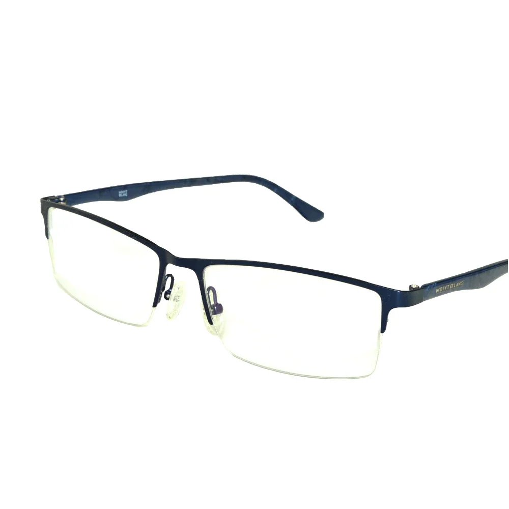 

Retro Reading Glasses Rectangular Blue Metal Frame Optical Eyeglasses for Men Women Ultralight Business+1 +1.5 +2 +2.5+3 +3.5 +4