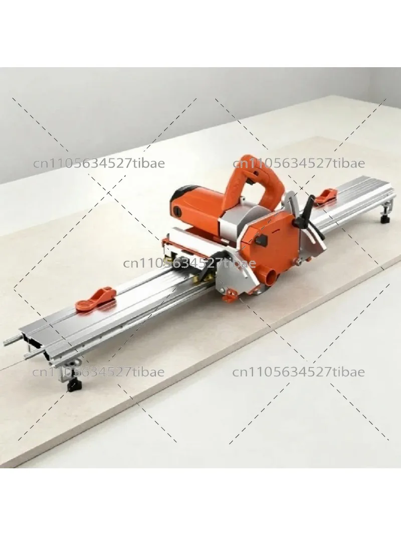Multifunctional Electric Track Tile Cutter 55 Degree Miter Straight Cut For Ceramic Porcelain Stone