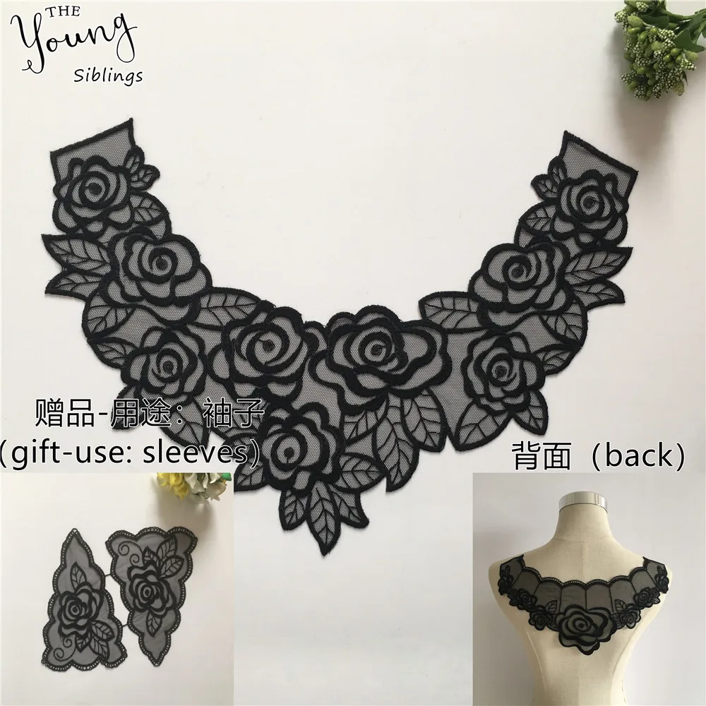 Черная-блузка-из-органзы-«сделай-сам»-аксессуары-для-декора-костюма-воротник-с-вырезом-отделка-для-шитья-кружевной-воротник-украшение-аксессуары-для-одежды