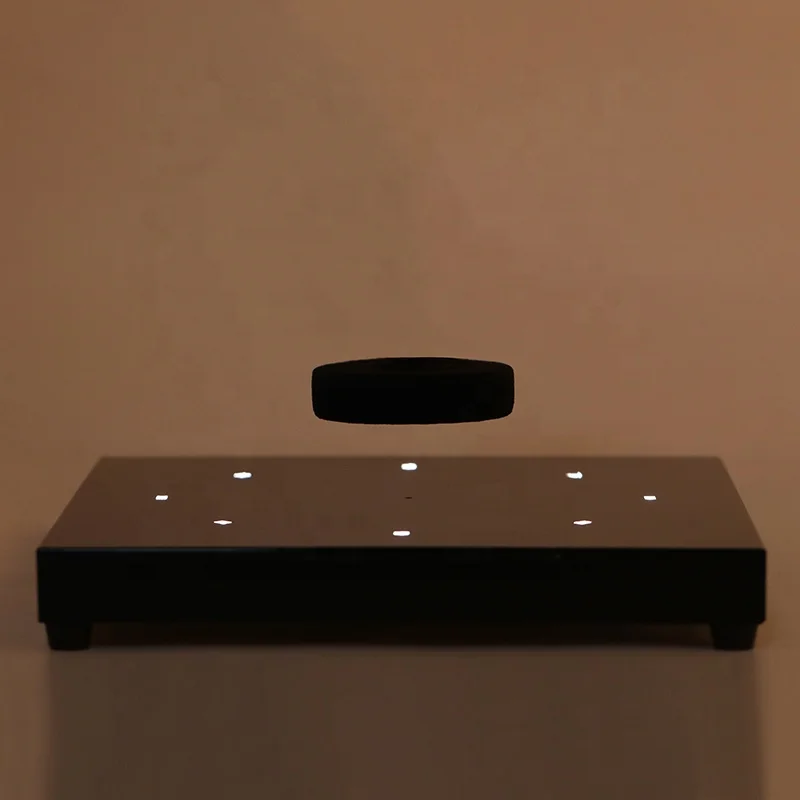 Trade Show Magnetic Levitation Floating Display Rack 400g Load Portable Custom Private Label LED Product Showcase
