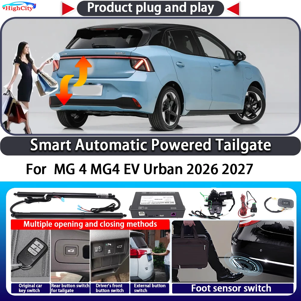 Für MG 4 MG4 EV Urban 2026 2027 OEM Intelligente Automatische Elektrische Heckklappe Schlüsselgesteuertes Kofferraum-Öffnungs- und Schließsystem Elektrische Heckklappe