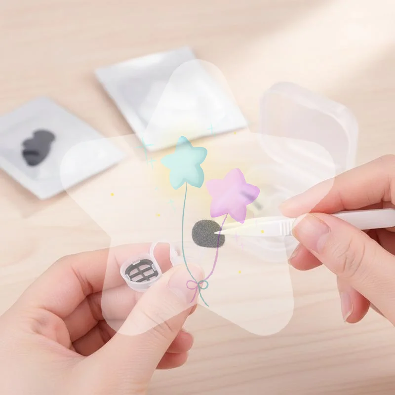 High Efficiency Invisible Nose Filters 1 Set Nasal Plugs Anti Dust Smog Pollen Allergy for Daily Use