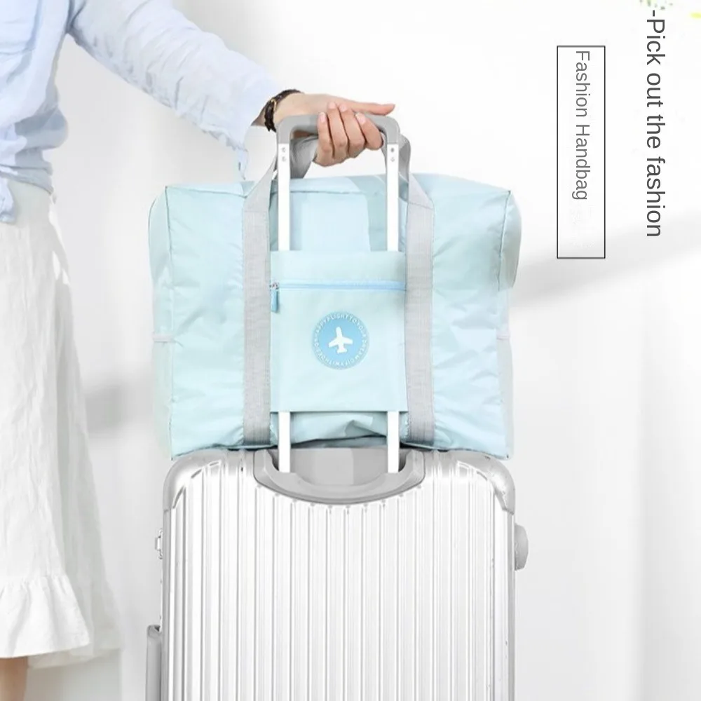 Folding Travel Storage Bag Large Capacity Waterproof Travel Luggage Bag Oxford Multifunction Trip Handbag Clothes Organizer