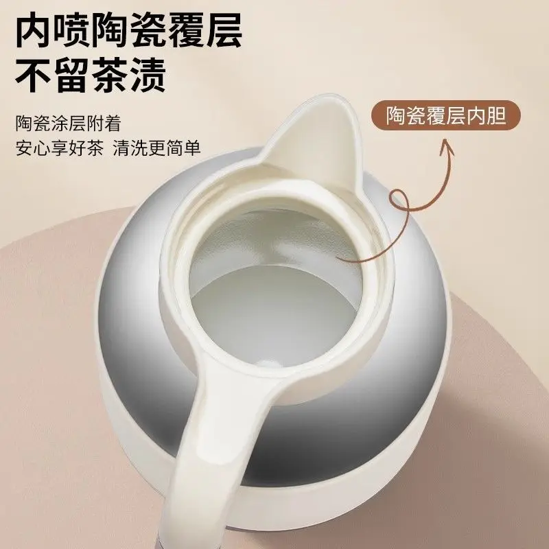 Household thermal insulation pot Large capacity kettle Titanium tea separation tea stew teapot thermal insulation kettle