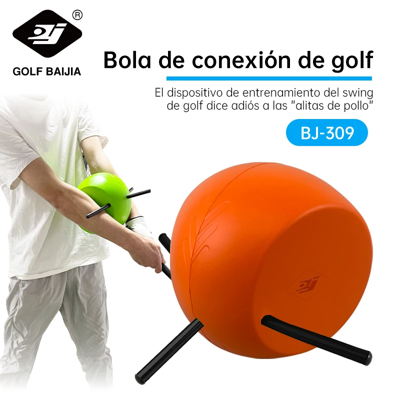 Corrector de postura de brazo oscilante de Golf, pelota de entrenamiento de columpio, corrector de alas de pollo oscilante, accesorios para astillado de golf