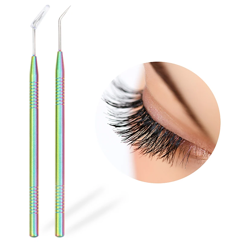 1 Pc Eyelash Perm Lifting Tools Metal Clean Up Rods Beauty Lash Separating Tool Grafting False Lashes Extension Makeup Supplies