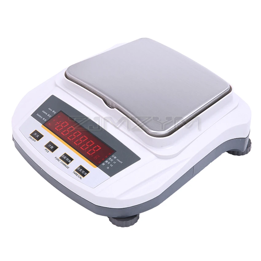 0.1g/0.01g 5000g Electronic Scale Digital Jewelry Laboratory Electronic Balance Weighing Scale Rechargeable Scale 110V/220V